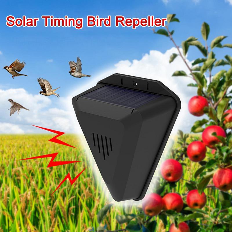 Solar Bird Scarer - Солнечный таймер, отпугиватель птиц с 13-звуковым