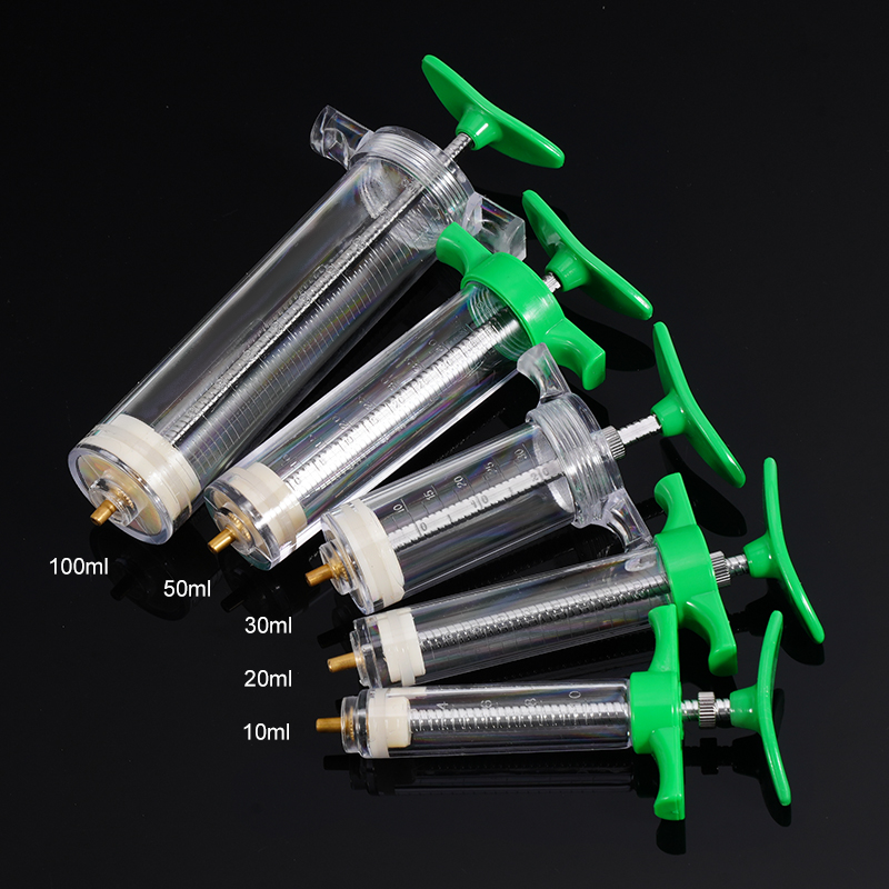 Veterinary Syringe Gun - Шприц для животных 10/20/30/50/100 мл, пластиковый,