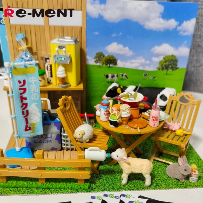 Farming Japan - Re-Ment Puchi Свежее молоко с фермы,