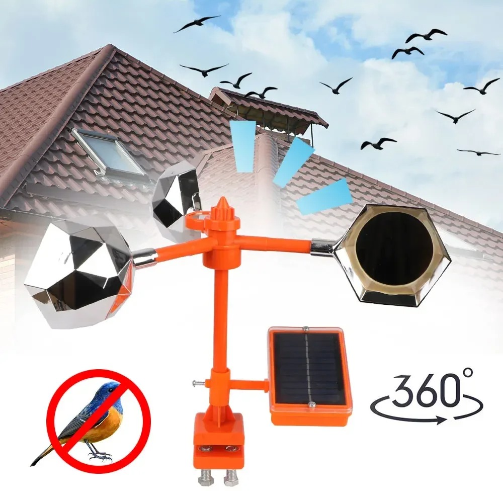Солнечная ветроэнергетическая  – обзор и цена Solar Bird Scarer